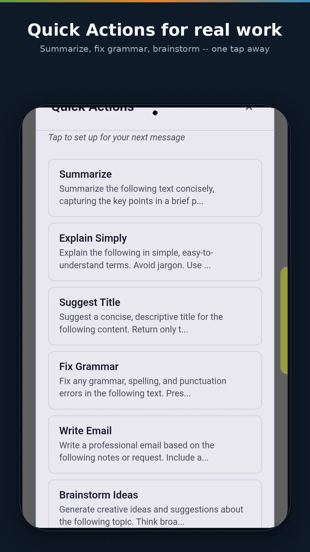 IWV Chat AI on Android Phone
