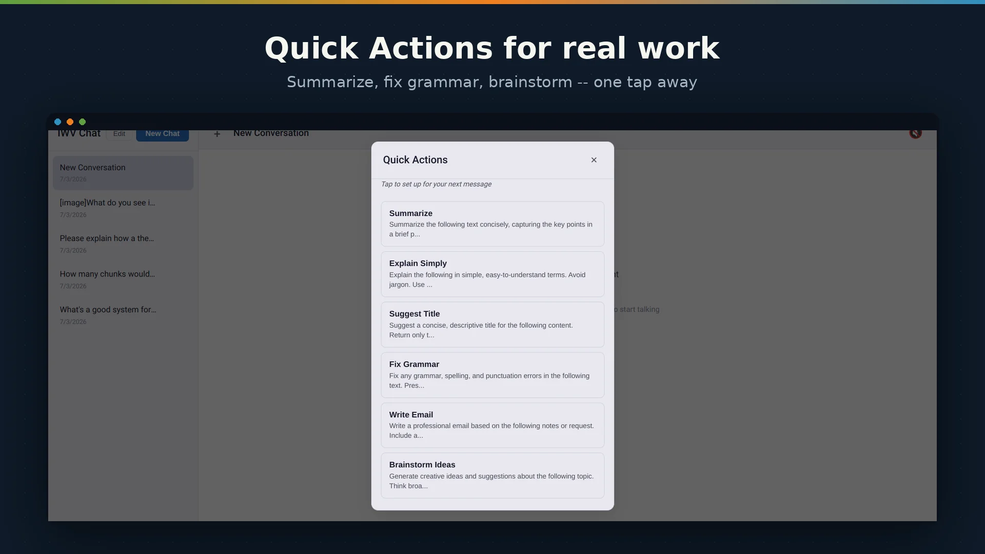 IWV Chat AI on Linux