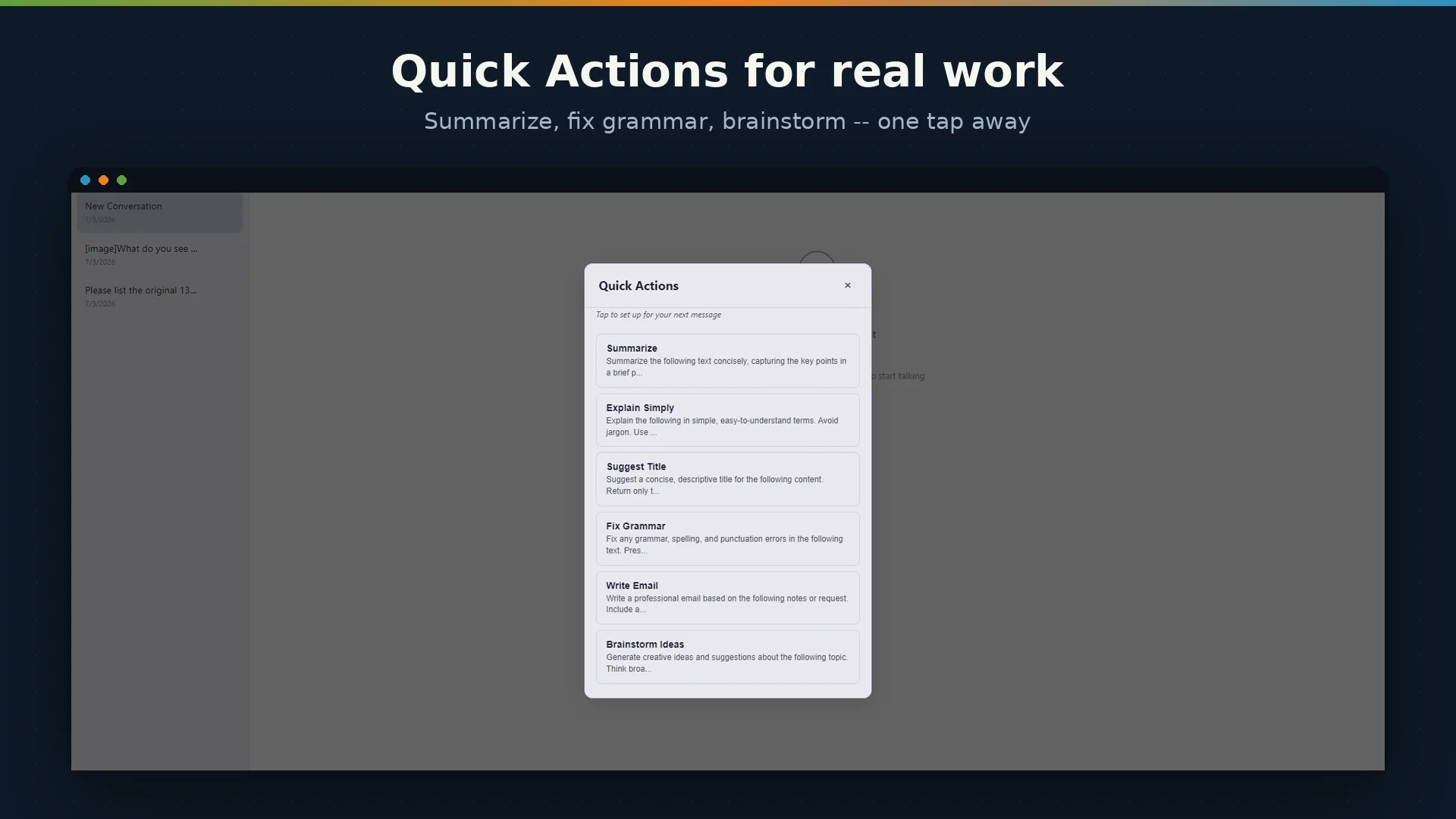 IWV Chat AI on Windows