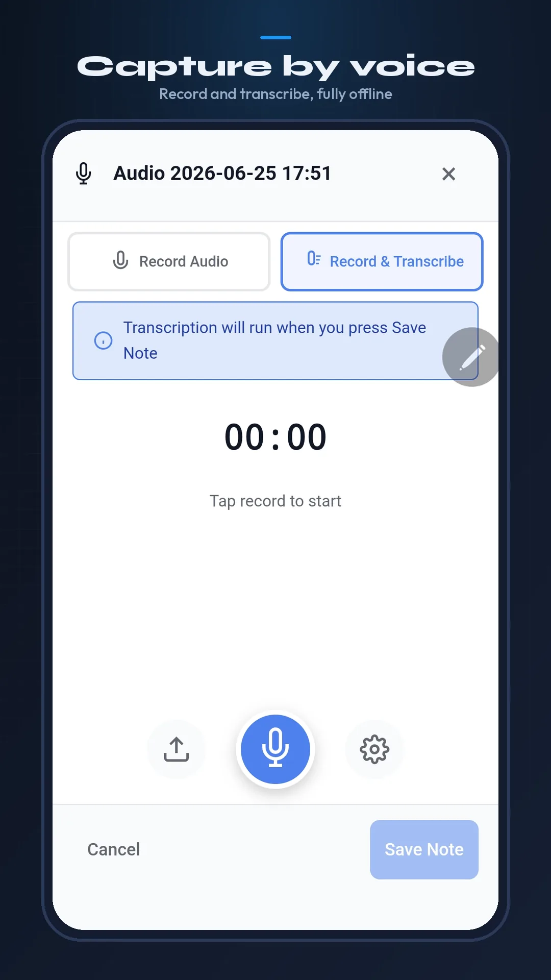 NotesXML on Android Phone